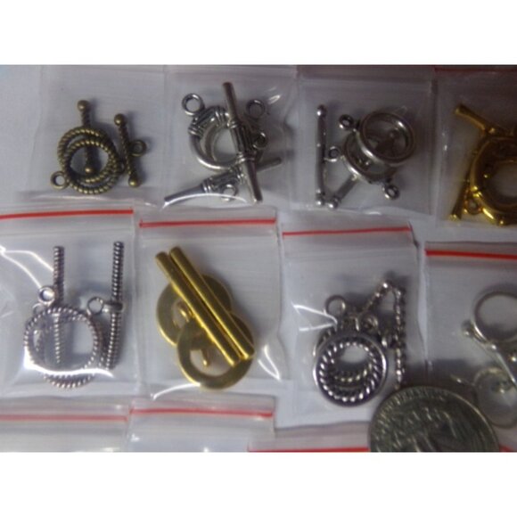 Mixed Toggle Clasps Lot #2 - Picture 2 of 6